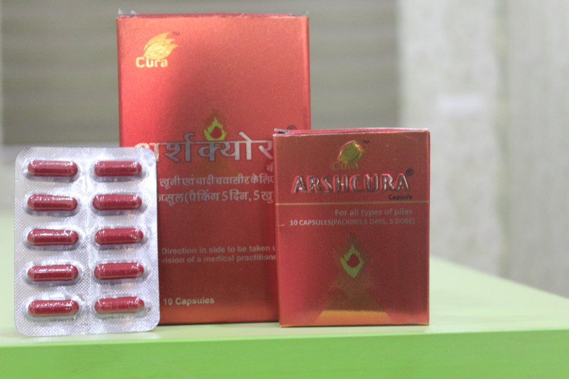 Cura Arshcura Capsules For Piles Relief(10 Capsules)