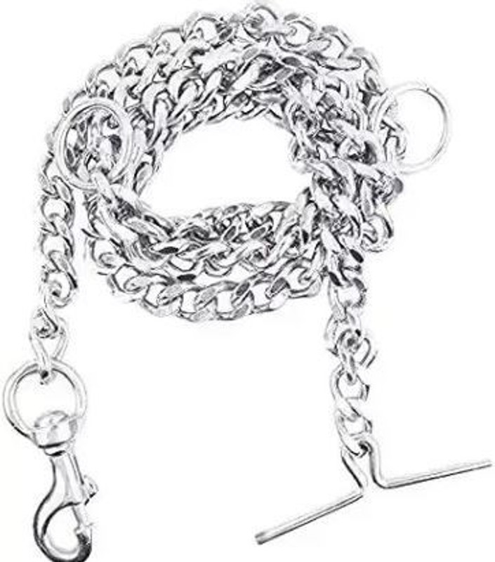 Sip Heavy Weight Dog Leash Diamond Cut Heavy Duty Dog Chain 152 cm 152 cm Dog & Cat Chain Leash(Silver)