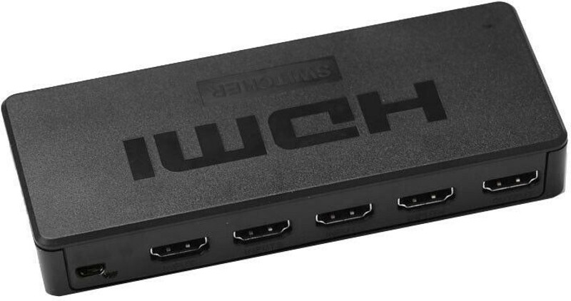 Tobo 4x1 HDMI Switch Splitter Video Converter TD-572H Media Streaming Device(Black)