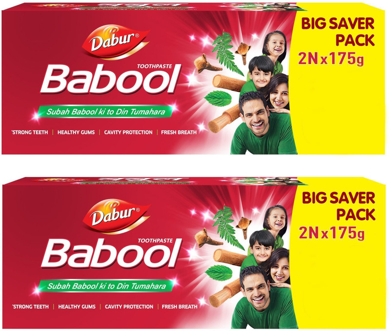 Dabur Babool Toothpaste(700, Pack of 2)