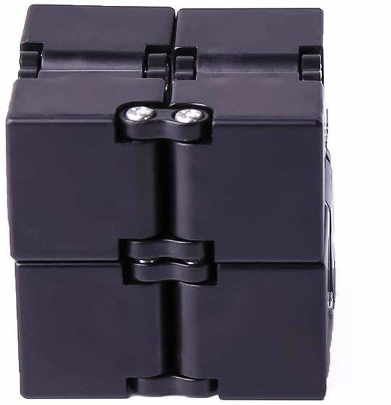 Yashvi toys Plastic Infinity Cube (Black) 01(1 Pieces)