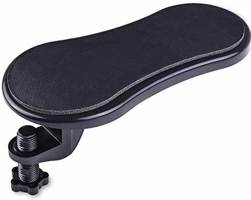 VIRZA TRADE Arm Rest Support - Computer/ Table Desk and Chair Dual Purpose Attachable Plastic Attachable for Home & Office Wrist Rest(Multicolor)