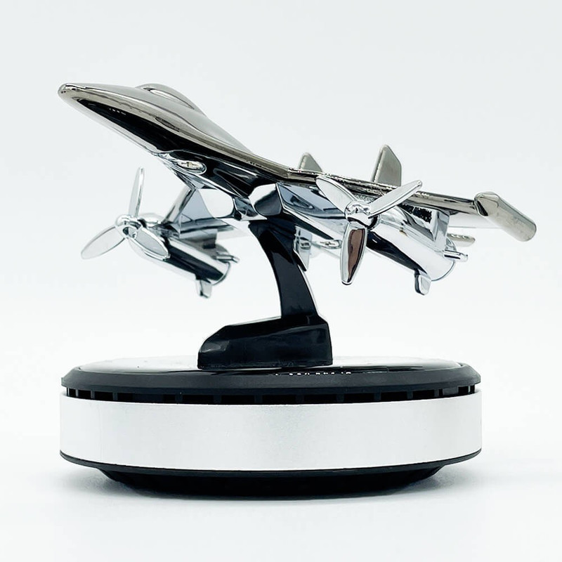 LAVITRA universal Car Freshener Diffuser Trending New Jet Aeroplane Alloy Solar Car Air Freshener Aromatherapy Car Interior Decoration Accessories Fragrance for Home Office Decoration Perfume Solar Aeroplane Big(100 g)