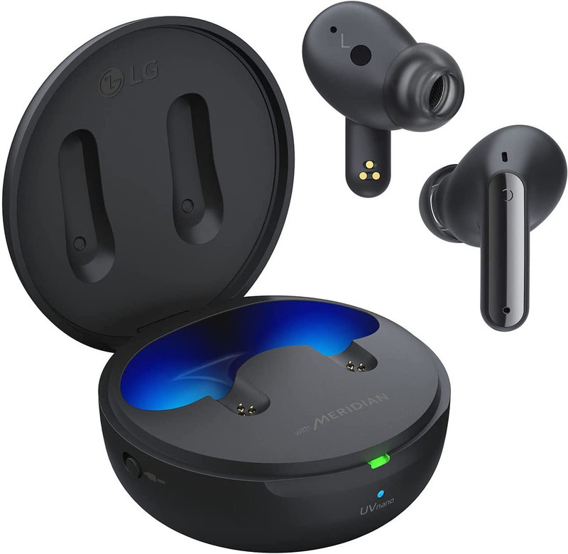 LG FP6 Active Noise Cancelling Earbuds, 22 Hrs Battery, UV Nano Case, 3D Sound Bluetooth Headset