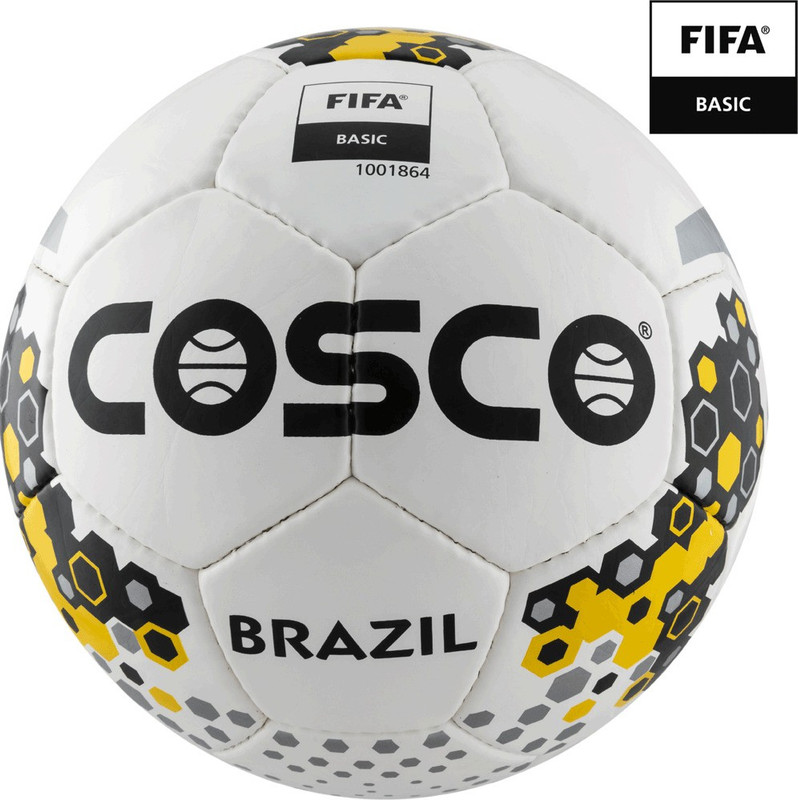 COSCO Brazil (International Match Standard) Football - Size: 5(Standard, Pack of 1, Multicolor)