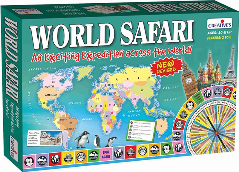CREATIVE'S World Safari Educational Board Games