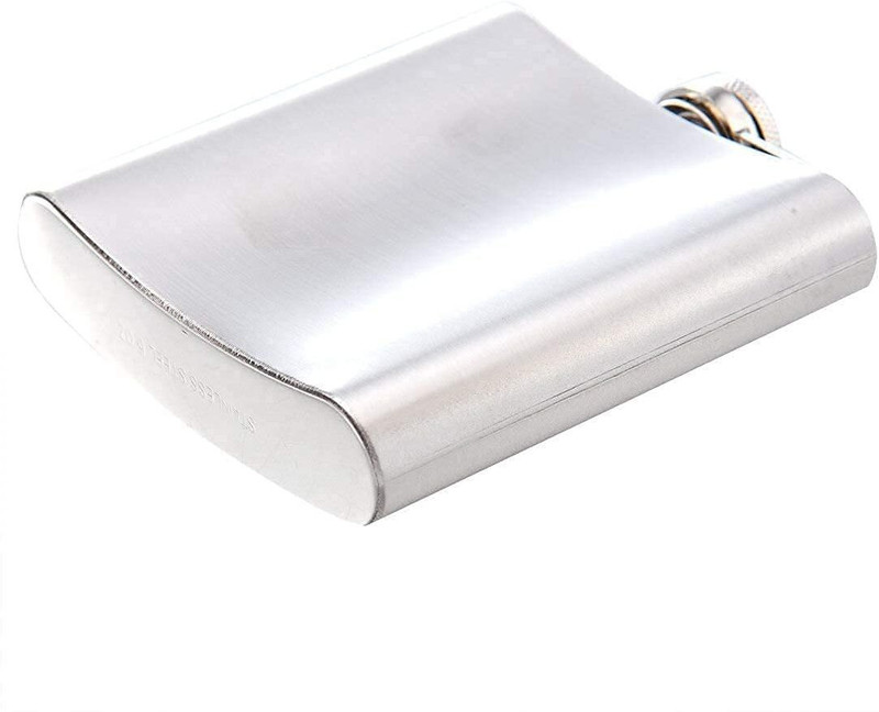 CPEX Stainless Steel Hip Flask Alcoholic Whisky Beverage Holder Bottle Hip Flask(236 ml)