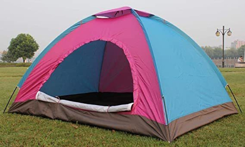 kichenmart Picnic Camping Portable Picnic Waterproof Dome Tent (2 men) Tent - For 2 person(Multicolor)
