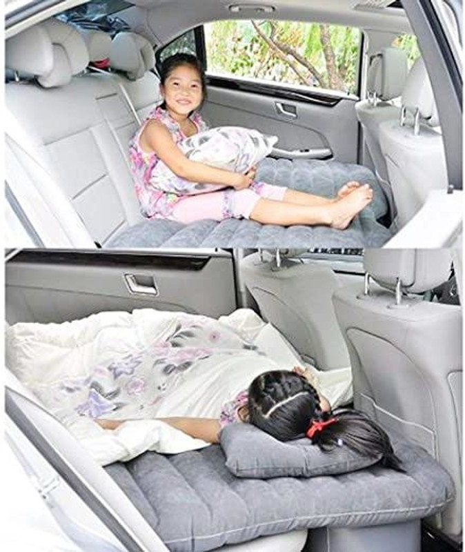 HEM SELLES inflatable car bed set 1 Inflatable Car Bed Mattress with Two Air Pillows, Car Air Pump Car Inflatable Bed(Universal For Car)