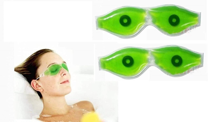 NEEVA ENTREPRISE Aloevera Cool Gel Eye Mask,Eye Patches Remove Dark Circles, Eye Care (Pack 2)(2 ml)