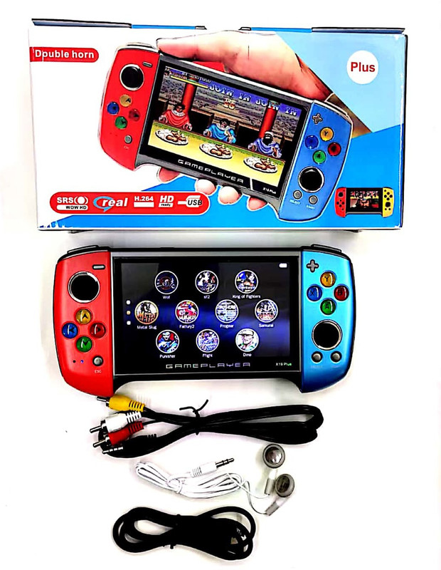 Clubics X20 HD Screen Game Console 8GB Memory/MP3 Player/inbuild Speaker - Grey HD Edition(Code in the Box - for PSP)