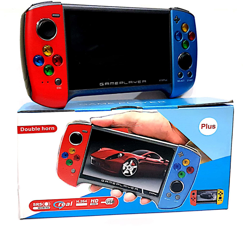 Clubics X19 Plus 5.1 inch Screen PSP Gaming Console 8GB Memory 10000+ HD Games HD Edition(Code in the Box - for PSP)
