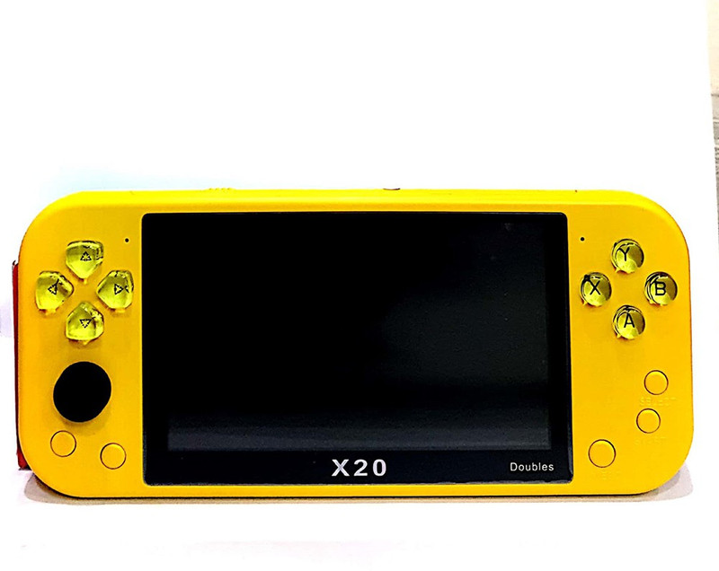 Clubics X20 PSP Gaming Console with Speakers & 15000 + HD Games/Speaker - Grey HD Edition(Code in the Box - for PSP)