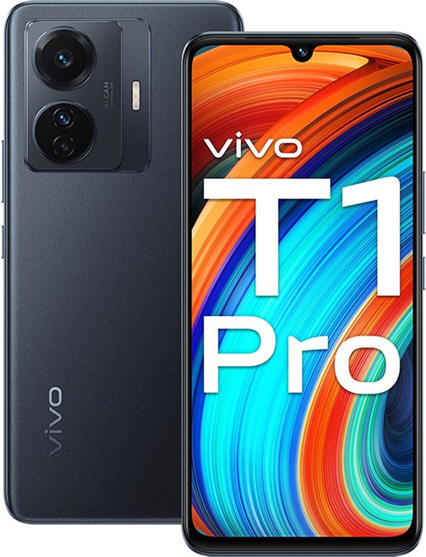 vivo t1 pro 5g (turbo black, 128 gb)(8 gb ram)