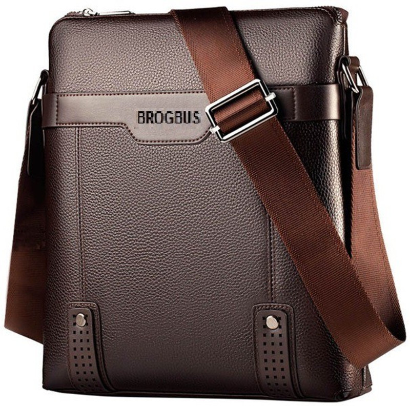 BROGBUS BGSHAND_BAG_BROWN Laptop Bag(Brown)