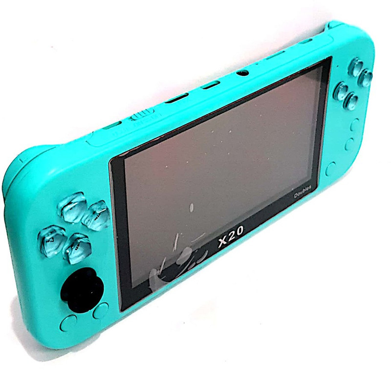 Clubics X20 PSP Gaming Console with Speakers & 15000 + HD Games/Speaker - Yellow HD Edition(Code in the Box - for PSP)