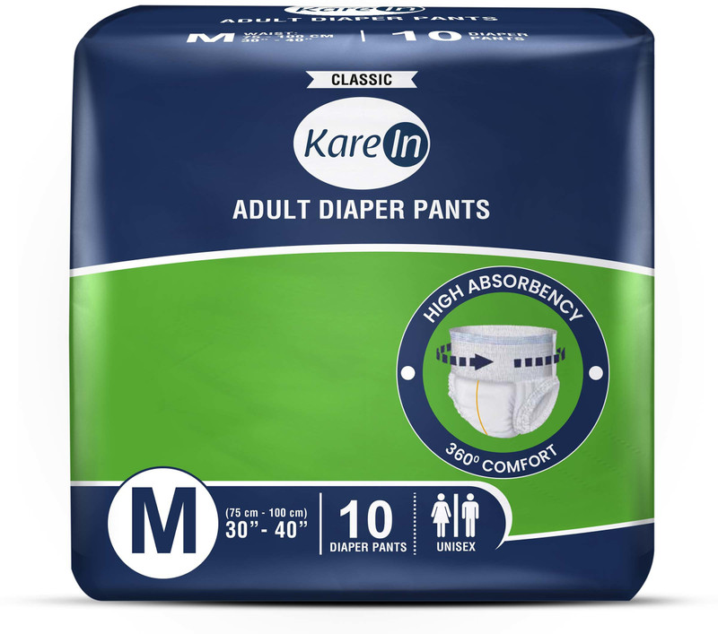 KareIn Classic Pant Style Adult Diapers - L(30 Pieces)