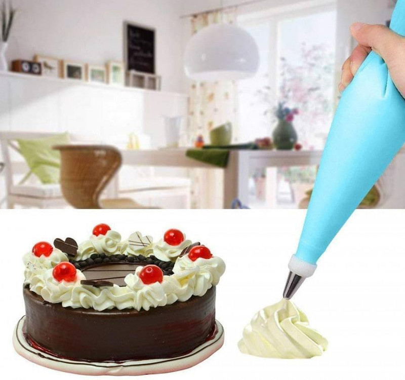 jpdsrn CAKE DECORATOR NOZZEL Cake Decoration Icing Set(Set of 12)