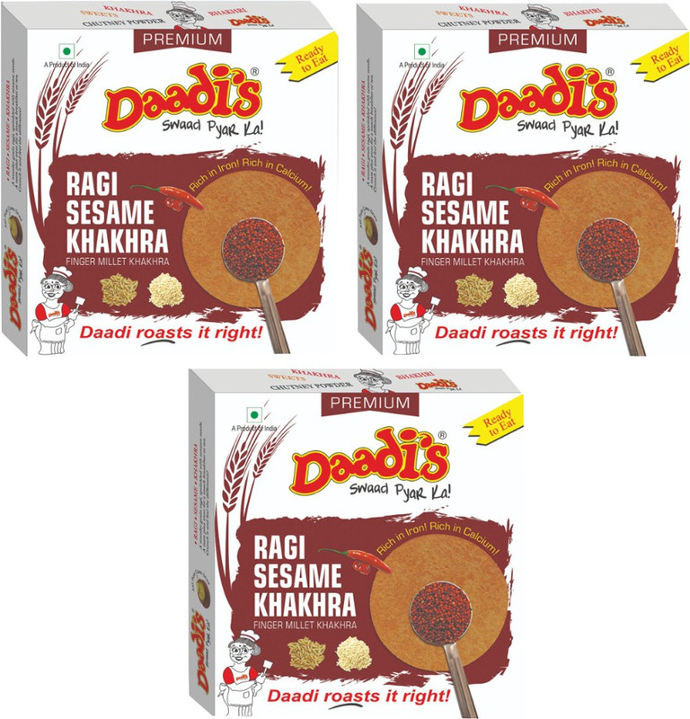 Daadi’s Ragi Sesame Khakhra