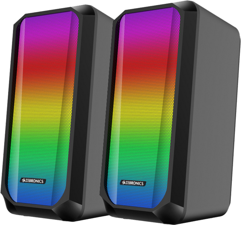 ZEBRONICS Zeb- Fame 1 10 W Laptop/Desktop Speaker(Black, Stereo Channel)
