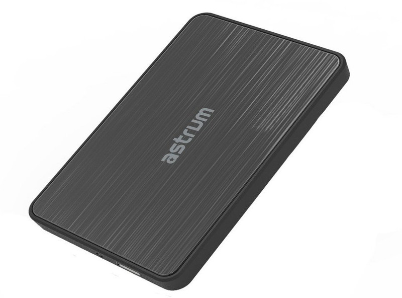 ASTRUM EN300 2.5” USB3.0 SATA HDD/SSD Enclosure - Black 2.5 inch Shock Resistant HDD Enclosure(For OS Win7 - Win 10, Mac OS & Linux, Black)