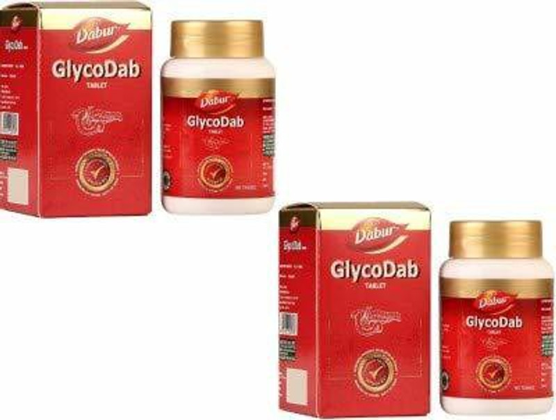 Dabur GlycoDab Tablets for Diabetes(Pack of 2, 60 Tablets)