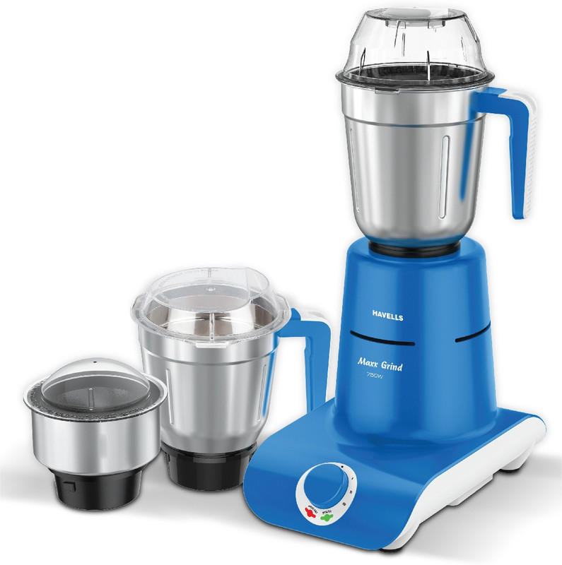 Havells 750W Mixer Grinder with 3 Jars – Blue