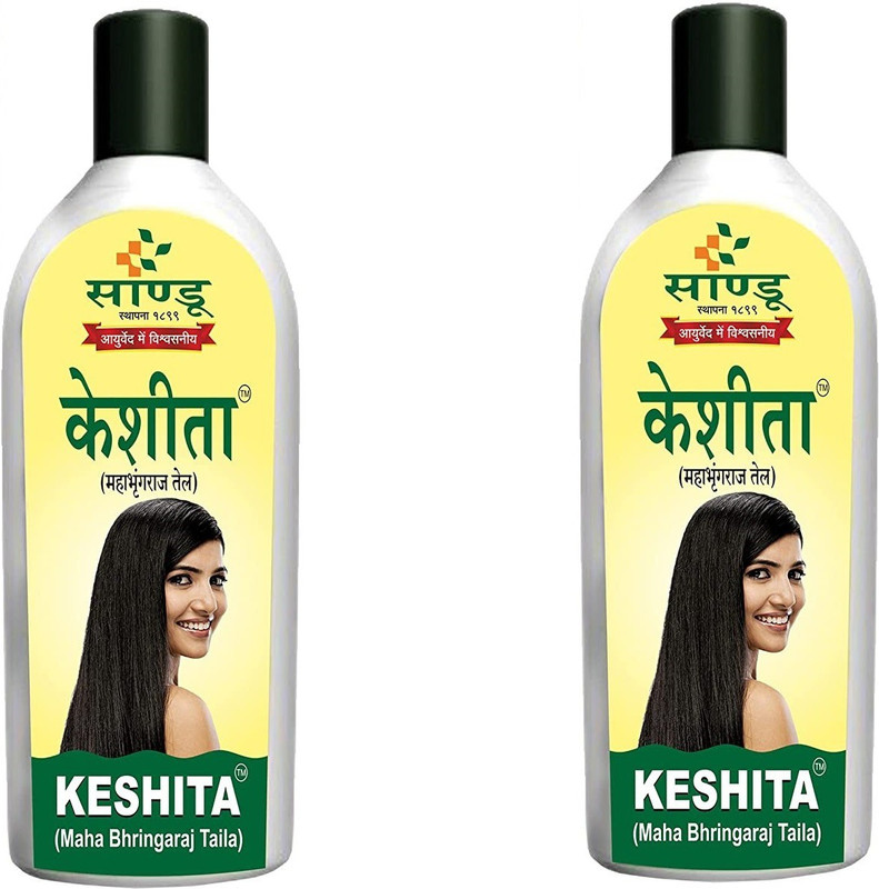 Sandu Keshita Hair Oil(Pack of 2, 200 ml)