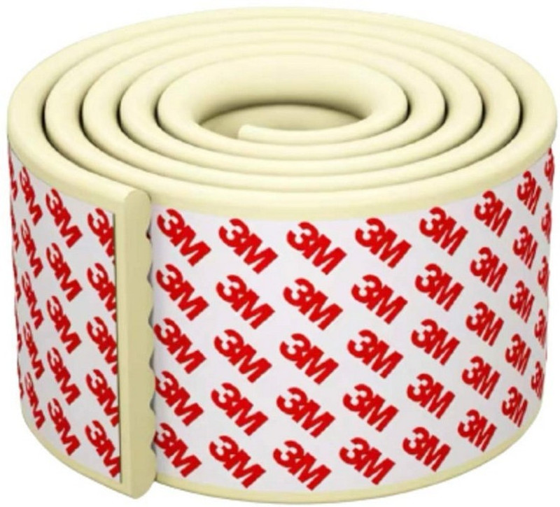 DHRUSIMI Table Corner Protector Child Safety for Babies Toddles Kids Cover Furniture Desk(Cream)
