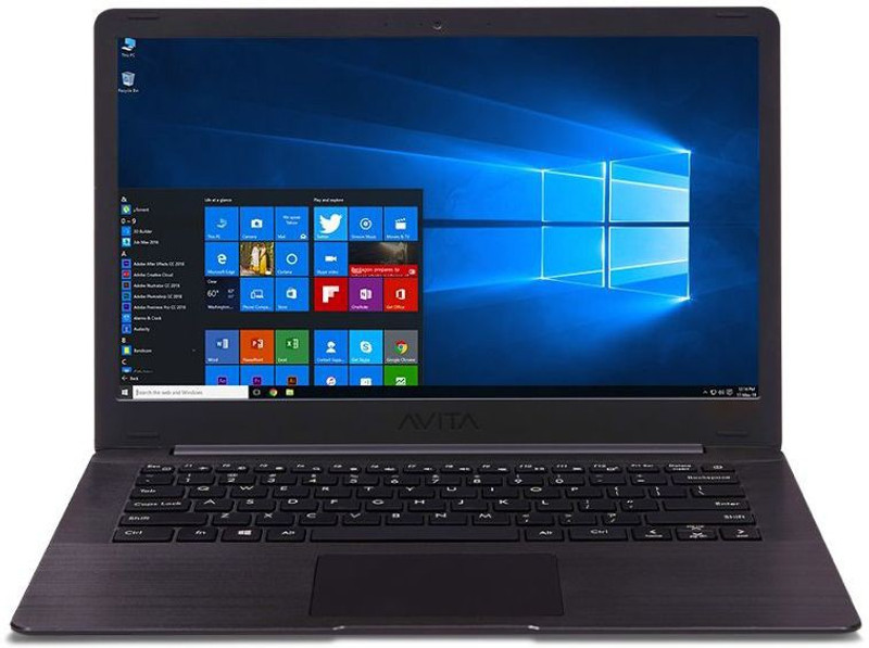 Avita Pura E – Comet Lake i3 Core i3 10th Gen – (4 GB/256 GB SSD/Windows 10 Home) NS14A6INT441N-MBD Laptop (14 Inch, Metallic Black, 1.34 Kg)