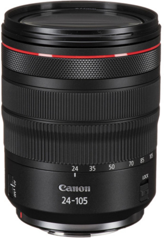 Canon RF 24 - 105 mm F4 L IS USM Wide-angle Zoom Lens(Black, 24 - 105 mm)