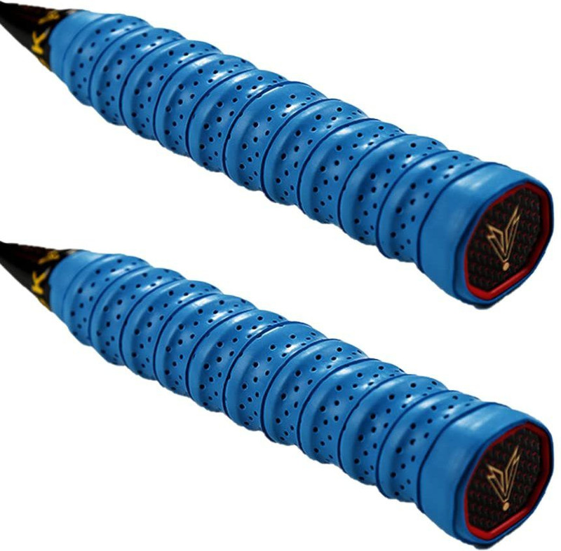 SYGA Pack of 2 Badminton Grip Soft Replacement Non-Slip Anti Sweat Overgrip-Sky Blue(Pack of 2)