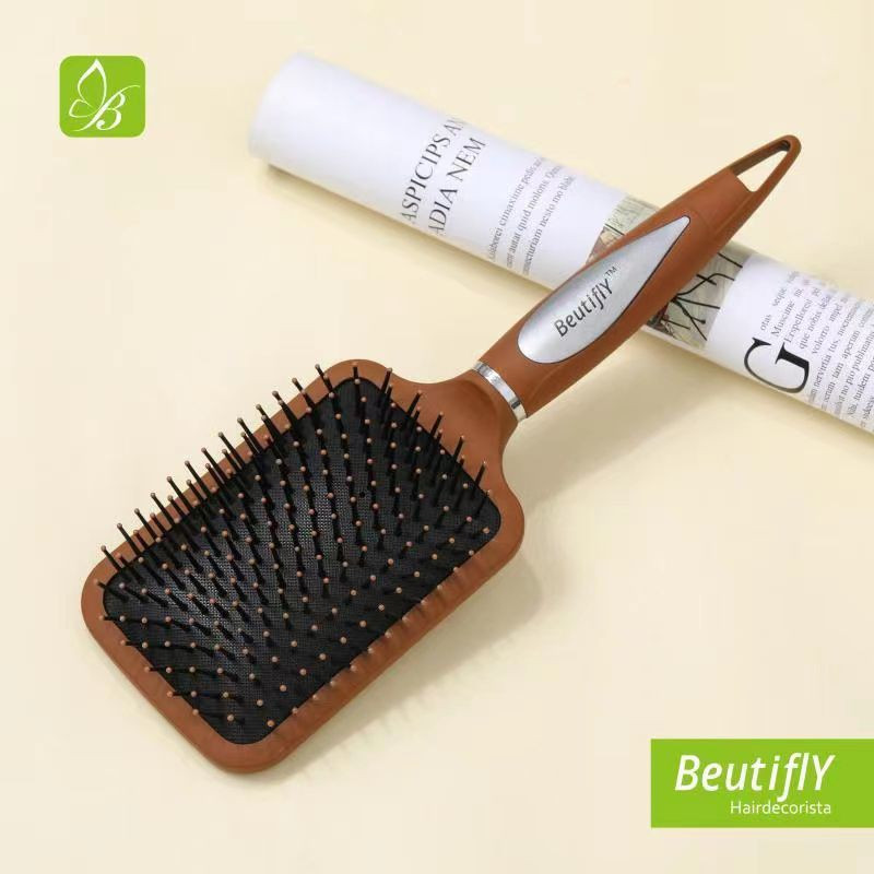 beutifly Metallic Brown paddle Brush