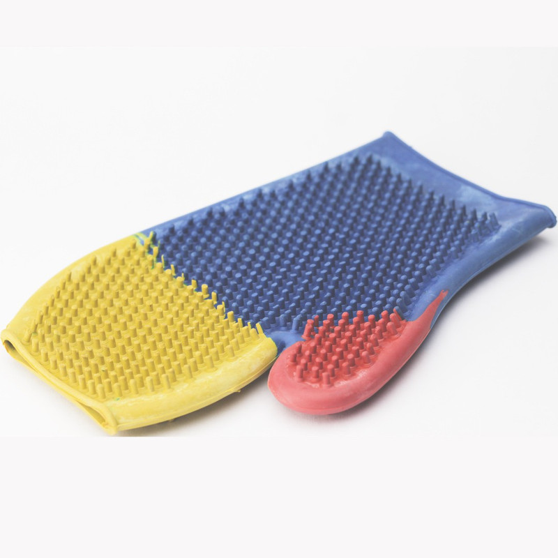 Woof Care Multicolor Bathing Gloves Grooming Gloves for Dog(Multicolor, Fits All)