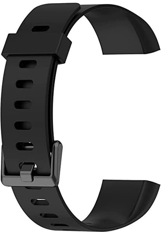 Meyaar Magnetic Metal Replacement Band Strap For Real.me Band 2 Smart Band Strap(Black)