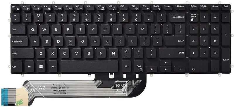 SellZone Inspiron 5565 5567 5570 5575 7566 7567 7577 Series Laptop Keyboard Replacement Key