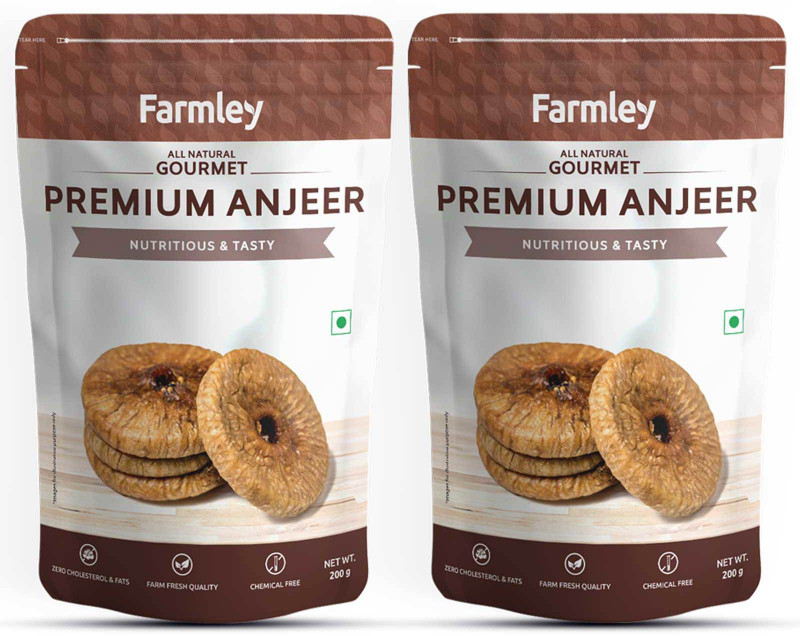 Farmley Selecta Afghan Figs 400g Pack of 2 (Each 200g) Figs