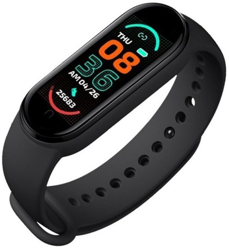 Crystal Digital M7 Monitor Sensor OLED Bluetooth band(Black Strap, Size : Free Size)