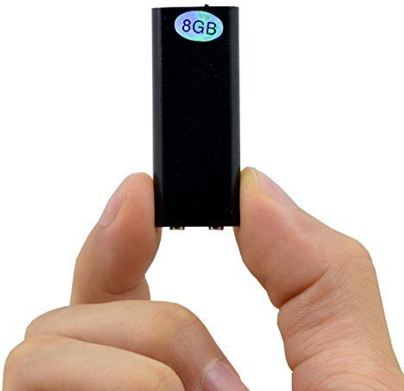OSHSIZ 8 GB Memory Stores Recording, MP3 Records,6 Hours Battery Time on Single Charge 8 GB Voice Recorder(0 inch Display)