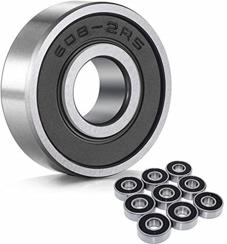 MINSALES™ 10PC RUBBER SEALED BALL BEARINGS 8X22X7MM FOR 3D PRINTER, ROBOTICS II 608 2RS Wheel Bearing