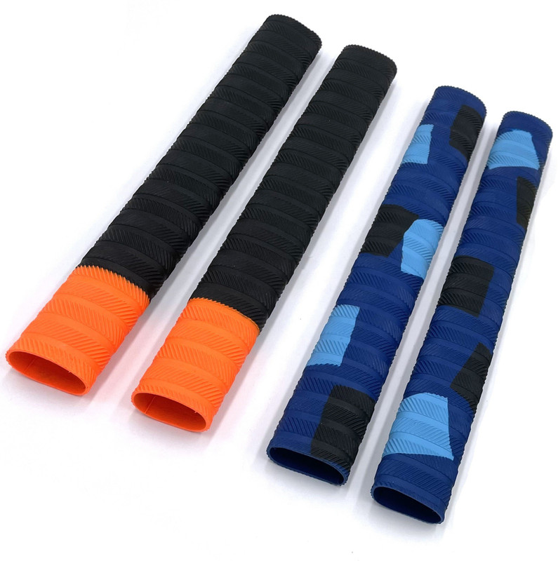 SIXTEEN Cricket Bat Grips Pack Of 5 Ultra Tacky(Blue, Yellow, Pack of 5)