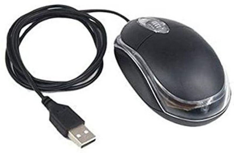 mousie 5865 Wired Ambidextrous Touch Mouse(USB 2.0, Black)
