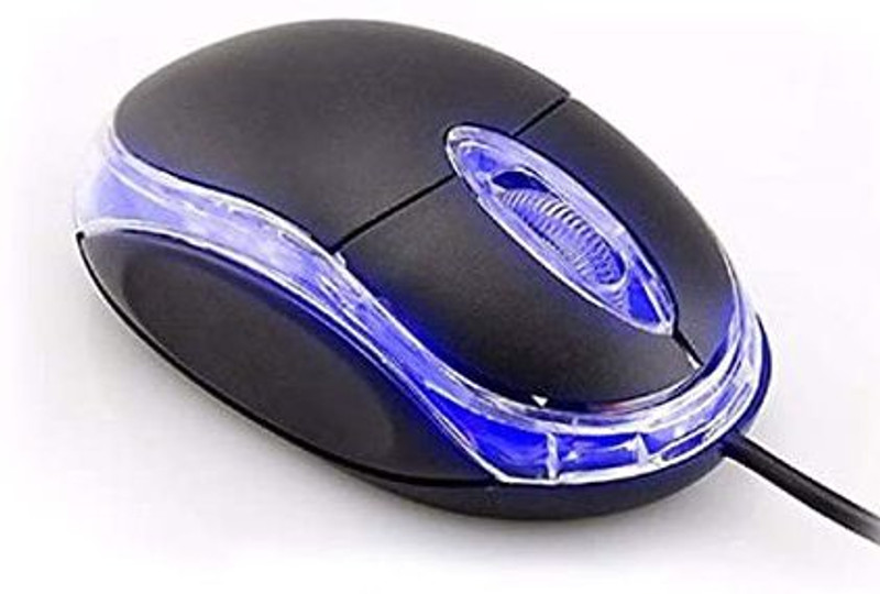mousie 5865 Wired Ambidextrous Mechanical Mouse(USB 2.0, Black)
