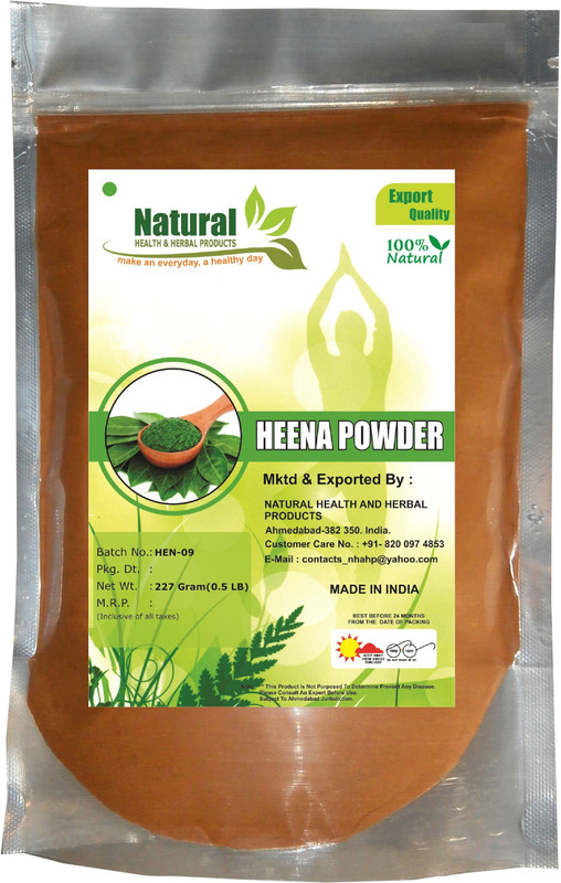 Natural Health and Herbal Products Natural Henna (Burgundy) Powder(227 g)