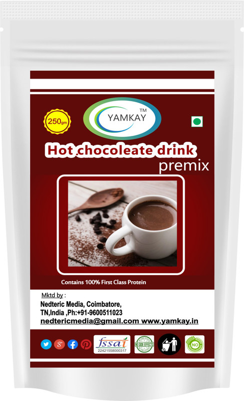 yamkay Hot Chocolate Drink Premix 250GM(250 g)