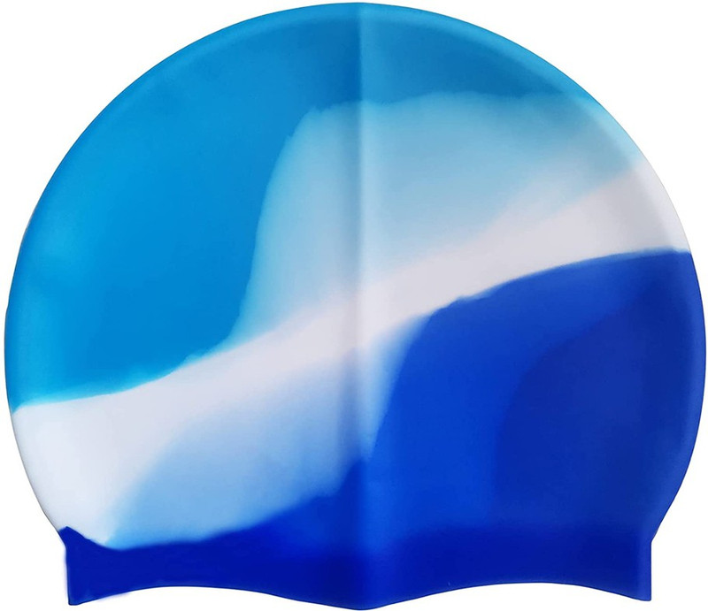 Trex nisex Swimming Cap non-slippery Highly Durable Silicon Swimming Cap Swimming Cap(Blue, Pack of 1)