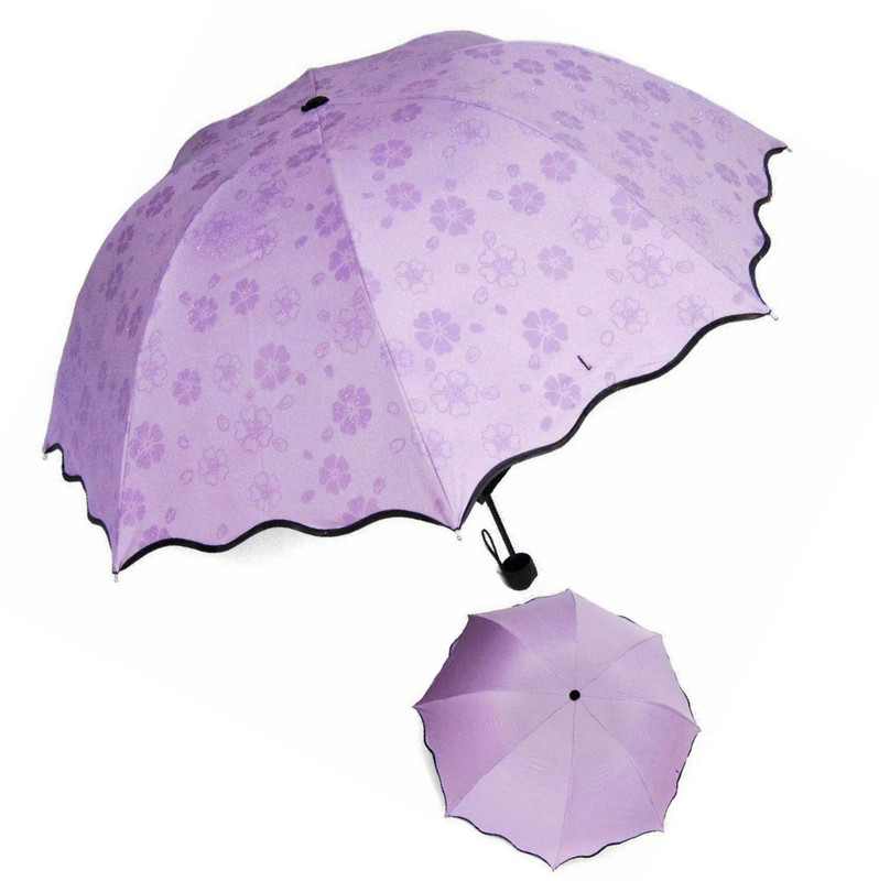 GOPINATH AUTOLINK Fancy Magic Umbrella Blossoms Occur with Water for Girls Women sunlight or rain Umbrella(Multicolor)