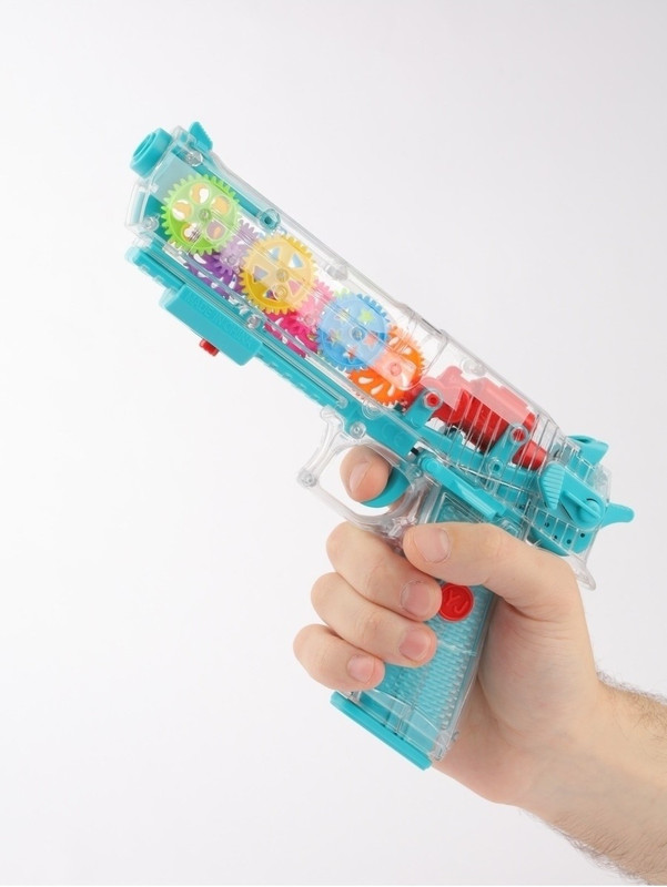 Globular Toy Gun for Kids Transparent Musical Toy(Multicolor)