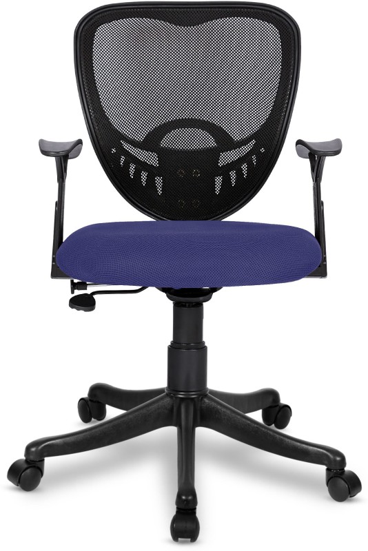 SAVYA HOME DELTA Fabric Office Executive Chair(Blue, DIY(Do-It-Yourself))