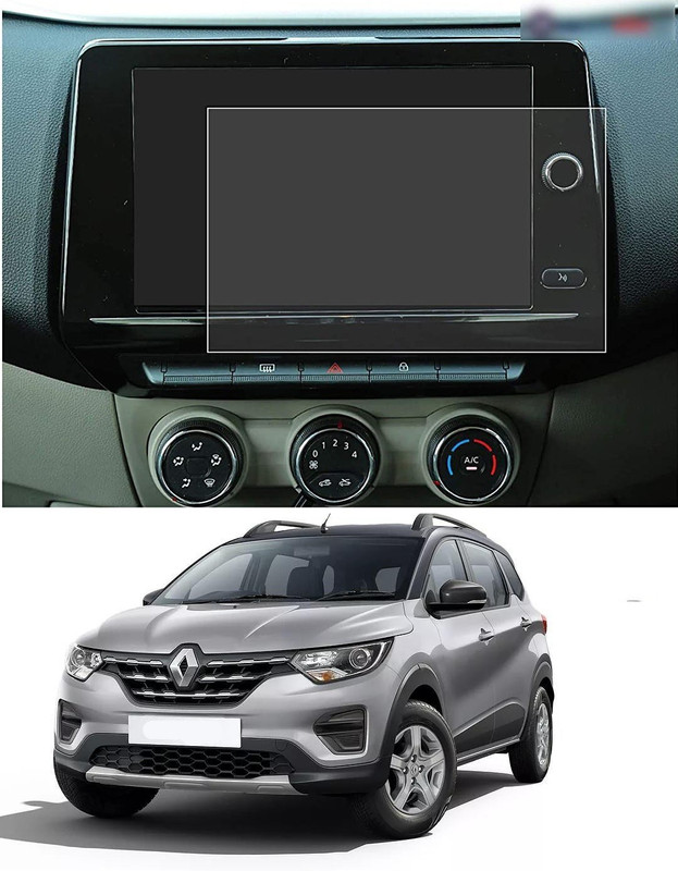 Guardpad Edge To Edge Tempered Glass for Renault Triber (8 inch) (2021 - Running) GPS Stereo System (By Company Fitted) (PCS:-2)(Pack of 2)